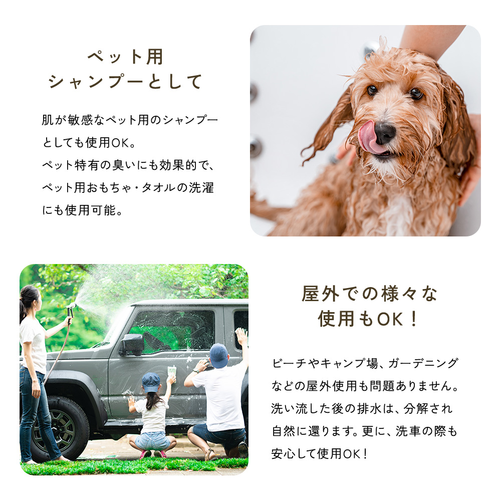 自然洗剤birds(バード)　ボトル 1000ml　詰替えパック 750ml